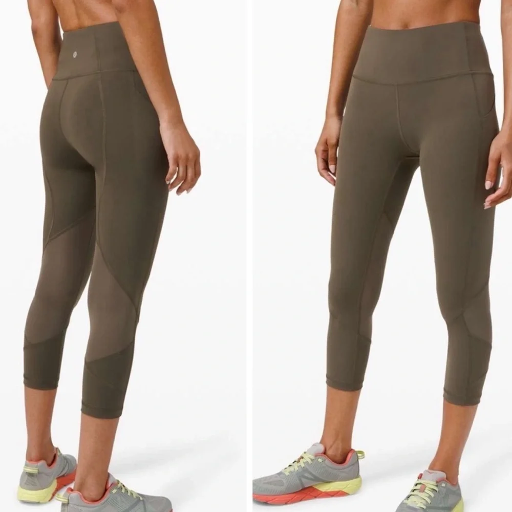 Lululemon Pace Rival High Rise Crop 22” Leggings Size 2
